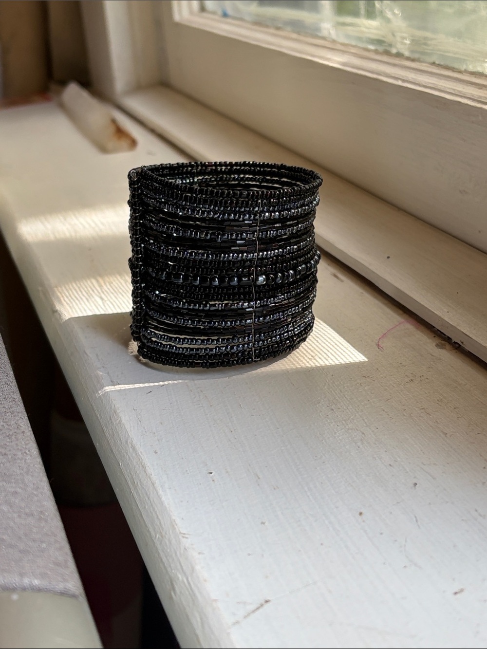 Black Beaded Wrap Bracelet - Women Jewelry